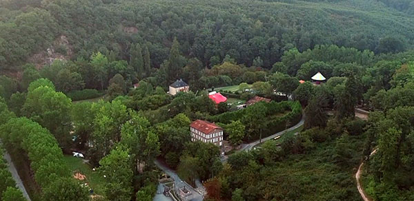 Vue panoramique du parc et de la forêt de Mervent-Vouvant